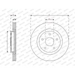 Bremsscheibe DDF2855C