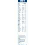 BOSCH 650 U Scheibenwischer Twin 3 397 004 587