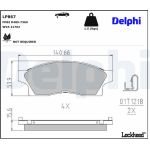 Delphi LP867 Bremsbelagsatz, Scheibenbremse Delphi LP867 Bremsbelagsatz, Scheibenbremse