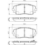Bremsbelagsatz, Scheibenbremse 0 986 494 688 Bremsbelagsatz, Scheibenbremse 0 986 494 688