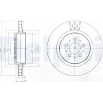 Delphi BG4306C Bremsscheibe Delphi BG4306C Bremsscheibe