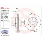 Bremsscheibe 09.8955.10