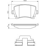 BOSCH 0 986 494 649 Bremsbelagsatz, Scheibenbremse BOSCH 0 986 494 649 Bremsbelagsatz, Scheibenbremse