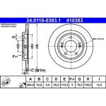 Bremsscheibe 24.0110-0383.1