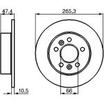 Bremsscheibe 0 986 478 305 Bremsscheibe 0 986 478 305
