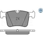 Bremsbelagsatz, Scheibenbremse 025 251 9919/PD