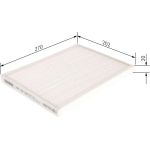 BOSCH 1 987 432 236 Innenraumfilter BOSCH 1 987 432 236 Innenraumfilter
