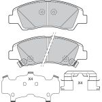 Valeo 601409 Bremsbelagsatz, Scheibenbremse Valeo 601409 Bremsbelagsatz, Scheibenbremse