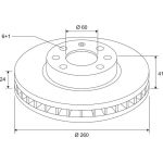 Bremsscheibe 672658
