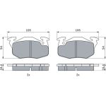 BOSCH 0 986 460 983 Bremsbelagsatz, Scheibenbremse BOSCH 0 986 460 983 Bremsbelagsatz, Scheibenbremse