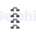 Delphi LX0307 Zubehörsatz, Scheibenbremsbelag Delphi LX0307 Zubehörsatz, Scheibenbremsbelag