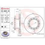 Brembo 09.9983.40 Bremsscheibe PRIME LINE