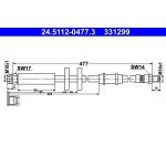 Bremsschlauch 24.5112-0477.3