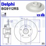 Bremsscheibe BG9112RS