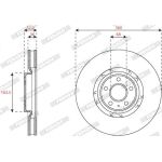 Ferodo DDF2774RC-1 Bremsscheibe PREMIER Ferodo DDF2774RC-1 Bremsscheibe PREMIER