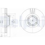 Delphi BG2284 Bremsscheibe