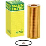 MANN-FILTER HU 722 x Ölfilter mit Dichtung, Filtereinsatz MANN-FILTER HU 722 x Ölfilter mit Dichtung, Filtereinsatz