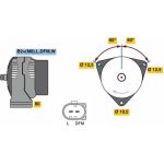 BOSCH 0 124 615 030 Generator