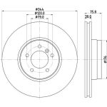 Bremsscheibe 8DD 355 128-381 Bremsscheibe 8DD 355 128-381