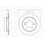 Bremsscheibe DDF2848C Bremsscheibe DDF2848C
