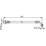 BOSCH 1 987 481 127 Bremsschlauch