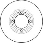 TRW DF2633 Bremsscheibe