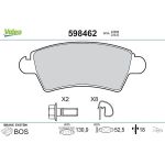 Valeo 598462 Bremsbelagsatz, Scheibenbremse
