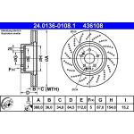 Bremsscheibe 24.0136-0108.1