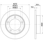 Bremsscheibe 8DD 355 100-381