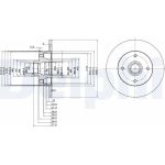 Bremsscheibe BG2389 Bremsscheibe BG2389