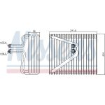 Verdampfer, Klimaanlage 92206 Verdampfer, Klimaanlage 92206