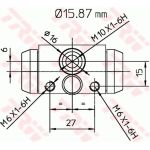 TRW BWB170 Radbremszylinder