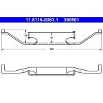Feder, Bremssattel 11.8116-0083.1 Feder, Bremssattel 11.8116-0083.1