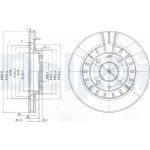 Delphi BG3806 Bremsscheibe Delphi BG3806 Bremsscheibe