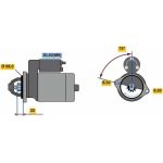 BOSCH 0 001 107 492 Starter