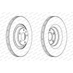 Bremsscheibe DDF1238C-1 Bremsscheibe DDF1238C-1