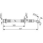 BOSCH 1 987 476 782 Bremsschlauch
