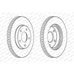 Ferodo DDF1599C Bremsscheibe PREMIER Coat+ disc