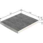 BOSCH 1 987 435 558 Innenraumfilter BOSCH 1 987 435 558 Innenraumfilter