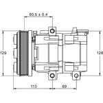 Kompressor, Klimaanlage ACP 88 000P Kompressor, Klimaanlage ACP 88 000P