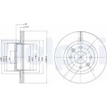 Delphi BG2283 Bremsscheibe Delphi BG2283 Bremsscheibe