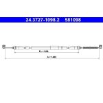 ATE 24.3727-1098.2 Seilzug, Feststellbremse