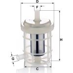 Mann-Filter WK 5028 Kraftstofffilter Mann-Filter WK 5028 Kraftstofffilter