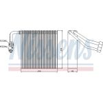Verdampfer, Klimaanlage 92195 Verdampfer, Klimaanlage 92195