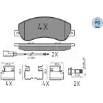 Bremsbelagsatz, Scheibenbremse 025 244 8419/PD Bremsbelagsatz, Scheibenbremse 025 244 8419/PD