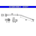 ATE 24.5265-0500.3 Bremsschlauch ATE 24.5265-0500.3 Bremsschlauch