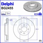 Bremsscheibe BG2455