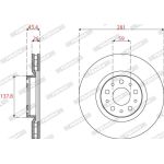 Bremsscheibe DDF2776C Bremsscheibe DDF2776C
