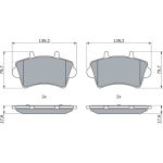 BOSCH 0 986 424 938 Bremsbelagsatz, Scheibenbremse