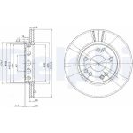 Delphi BG2771 Bremsscheibe Delphi BG2771 Bremsscheibe